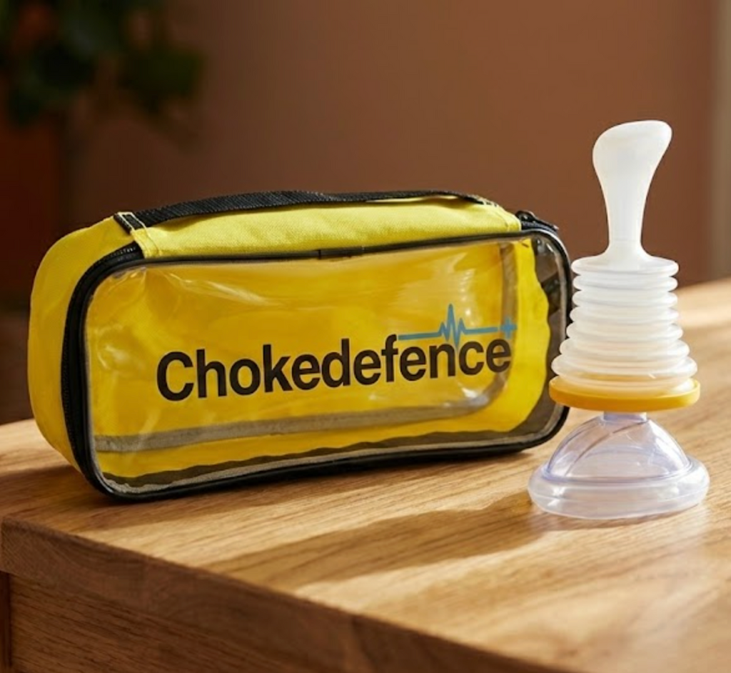 Skubios pagalbos prietaisas užspringus