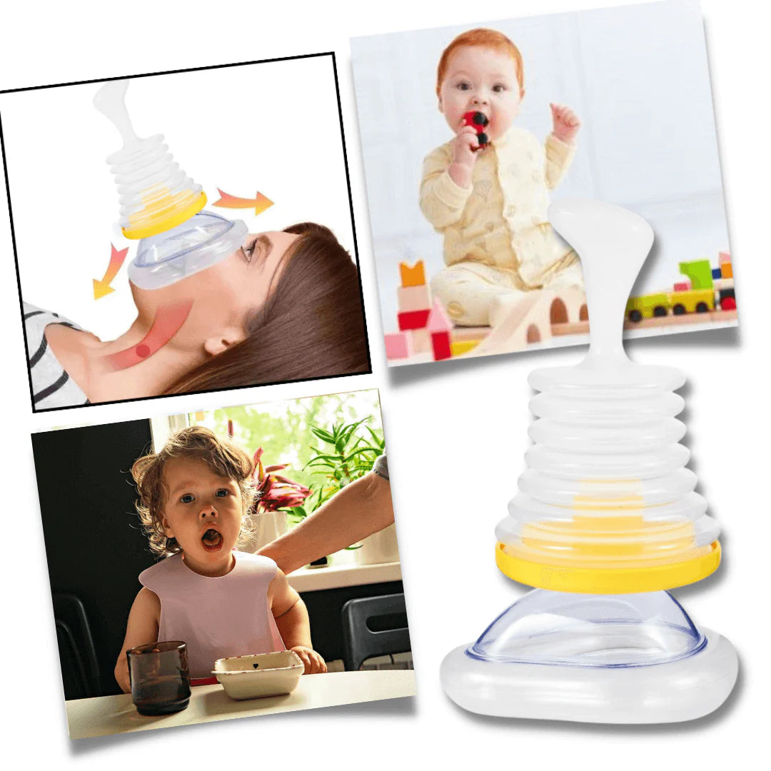 Skubios pagalbos prietaisas užspringus